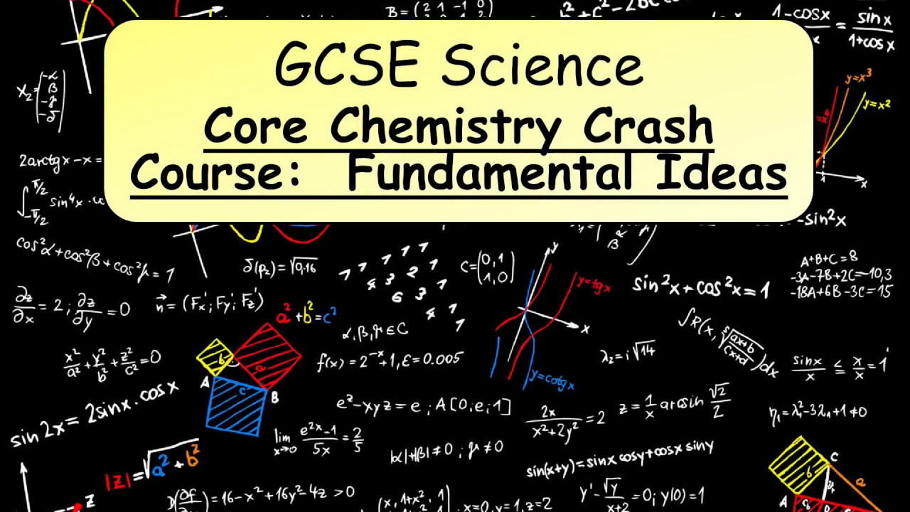 GCSE Science: Core Chemistry Revision Crash Course, Fundamental Ideas tabletop simulator