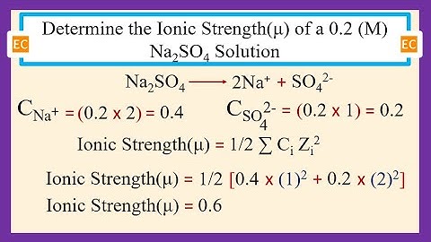 SEV NO – 129 What is the ionic strength(μ)  of a 0.2 (M) Na2SO4 solution?