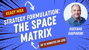 Strategy Management - The Space Matrix (Video #73)