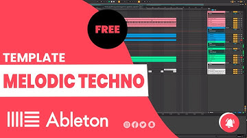 Melodic Techno - Tuturial Template / Ableton Live Project Files (Free Download)