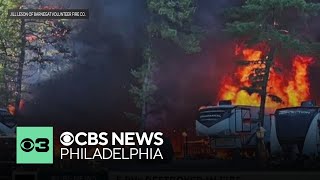 5 RVs destroyed in fire in Barnegat Township, New Jersey, fire officials say