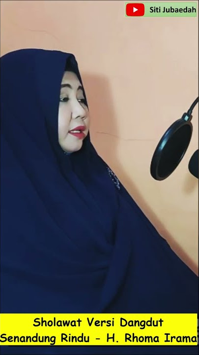 Senandung Rindu - H. Rhoma Irama | Sholawat Versi Dangdut | Siti Jubaedah #shorts
