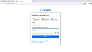 how to sign in to newsela