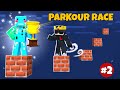 Minecraft, But My Friend is Parkour Champion!