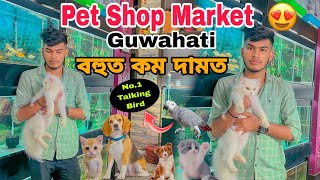 Dog Market in Guwahati||Pet Paradise||Aquarium,Cat, Rabit,Birds||Talking Birds|Sehera Beya Lora|Vlog