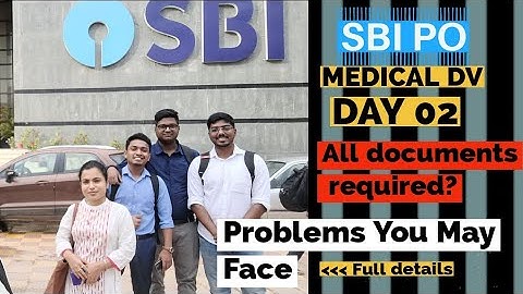 SBI PO Document Verification and Medical | Abhi tak nehi hua mera medical🥲 #sbipo #sbipodv