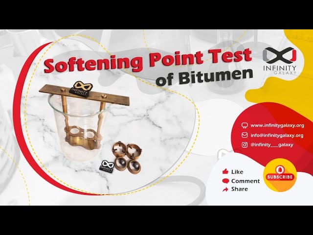 The softening Point Test of Bitumen 