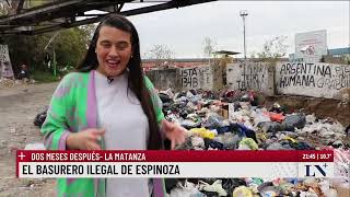 El basurero ilegal de Espinoza en La Matanza