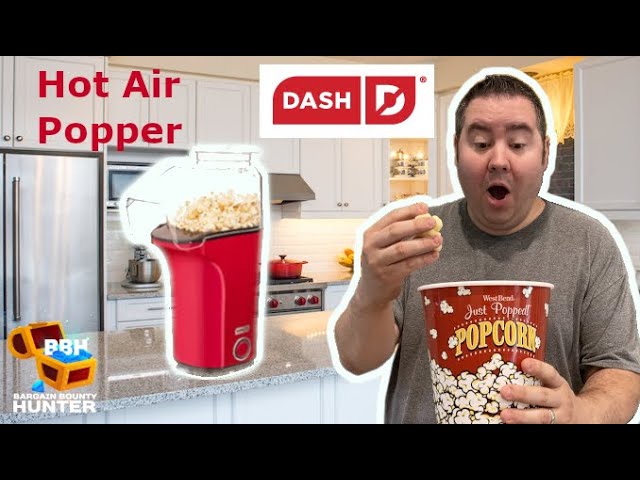 DASH Fresh 16 Cooked Cup Hot Air Popcorn Popper & Reviews