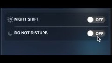 How to Set your Mac on Do not disturb Mode