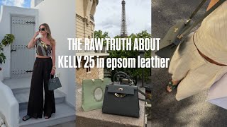 hermes kelly 25 epsom leather review - chit chat and do I have any regrets | Laine’s Reviews