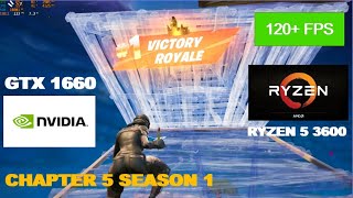 GTX 1660 Super + Ryzen 5 3600 | Fortnite Chapter 5 Season 1 [DX11]