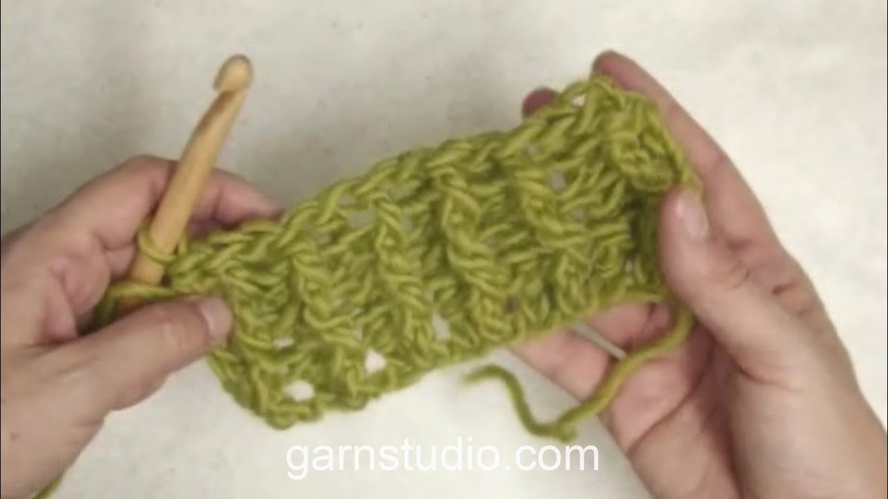 How to crochet a vertical rib (Tutorial Video)