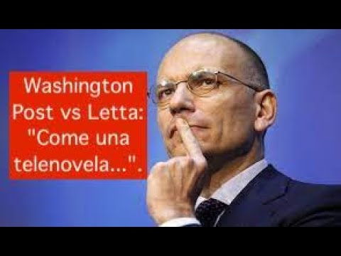 Washington Post vs Letta: "Come una telenovela...".