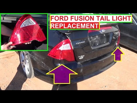 Tail Light Removal and Replacement Ford Fusion 2009 2010 2011 2012