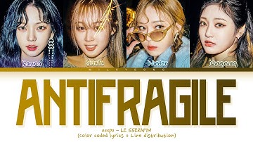 How would AESPA sing ‘ANTIFRAGILE’ (LE SSERAFIM) | Color Coded Lyrics + Line distribution