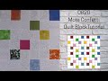 0820 More Confetti Free Quilt Block Tutorial | Block of the Day 2023 | Scrap Quilt | AccuQuilt