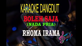 Karaoke Boleh Saja Nada Pria - Rhoma Irama Karaoke Dangdut Tanpa Vocal