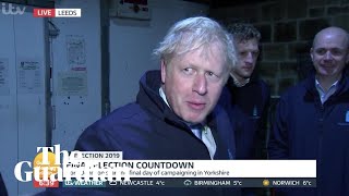 Boris Johnson hides in fridge to avoid TV interview