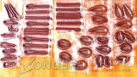 Automatic Stretch Film Food Vacuum Packaging Machine|Sausage Packaging Machine