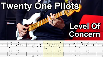 Twenty One Pilots - Level Of Concern // BASS COVER + Play-Along Tabs