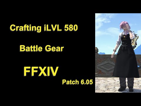 FFXIV crafting HQ iLVL 580 - Master Recipe IX