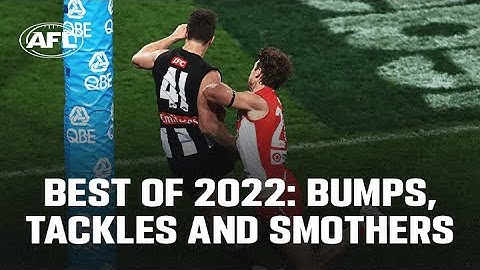 Best of 2022: Bumps, tackles and smothers | AFL