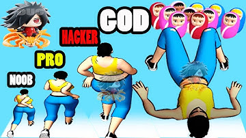NOOB vs PRO vs HACKER vs GOD in Pregnant Run