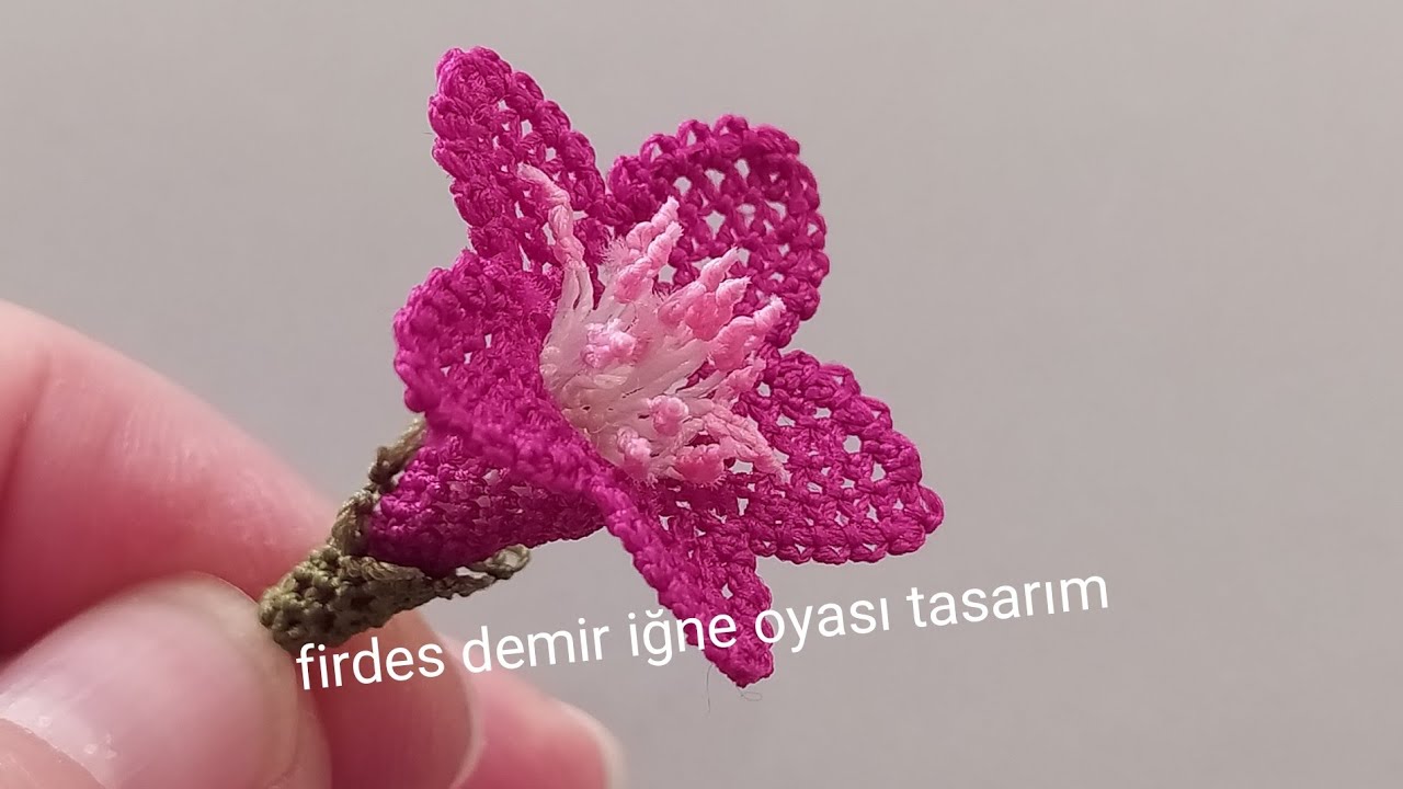 625- SARAY SARMAŞIĞI BAMBAŞKA BİR İĞNE OYASI MODELİ ANLATIMLI YAPILIŞI