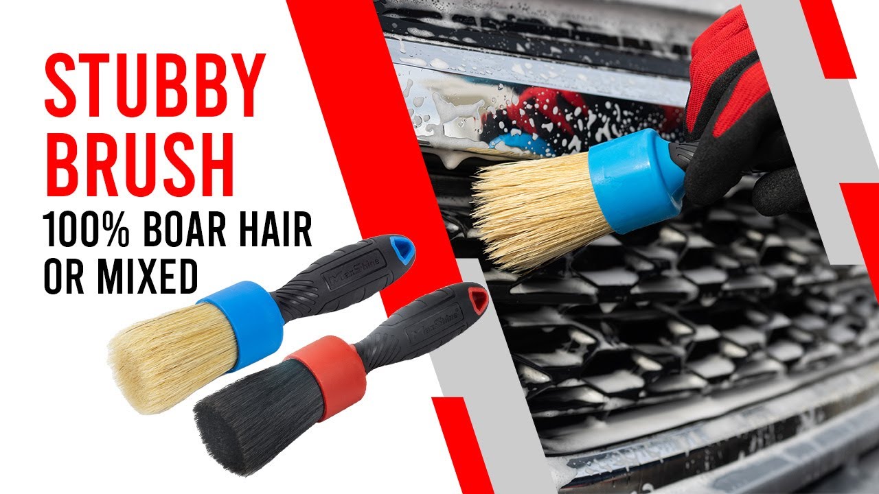 Boar's Hair Auto Detailing Brush - Griot's Garage