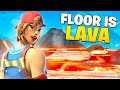 the floor is LAVA challenge in fortnite...