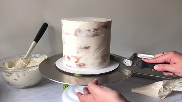 How to Fill, Stack & Crumb Coat Layered Cake
