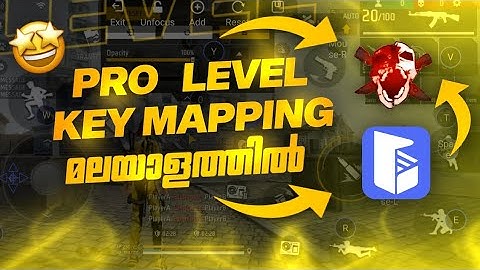 Pro level key mapping for mobile PC🔥 /gg mouse pro/all settings /malayalam🤩
