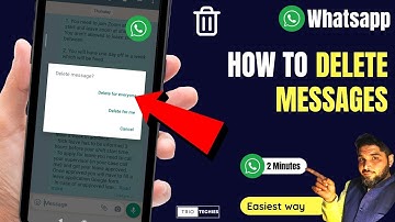 How to delete WhatsApp messages - TRIO tech tips
