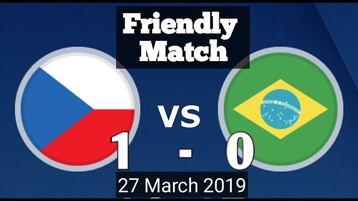 HIGHLIGHTS Czech Republic vs Brazil ( 1 - 3 ) International Match 27 March 2019