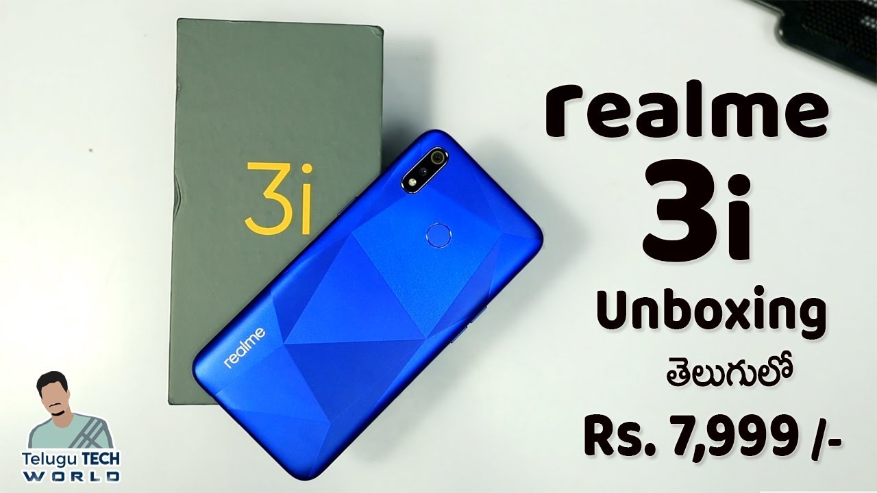 Realme 3i Under 8000 Rupees Budget Smartphone Unboxing & Initial