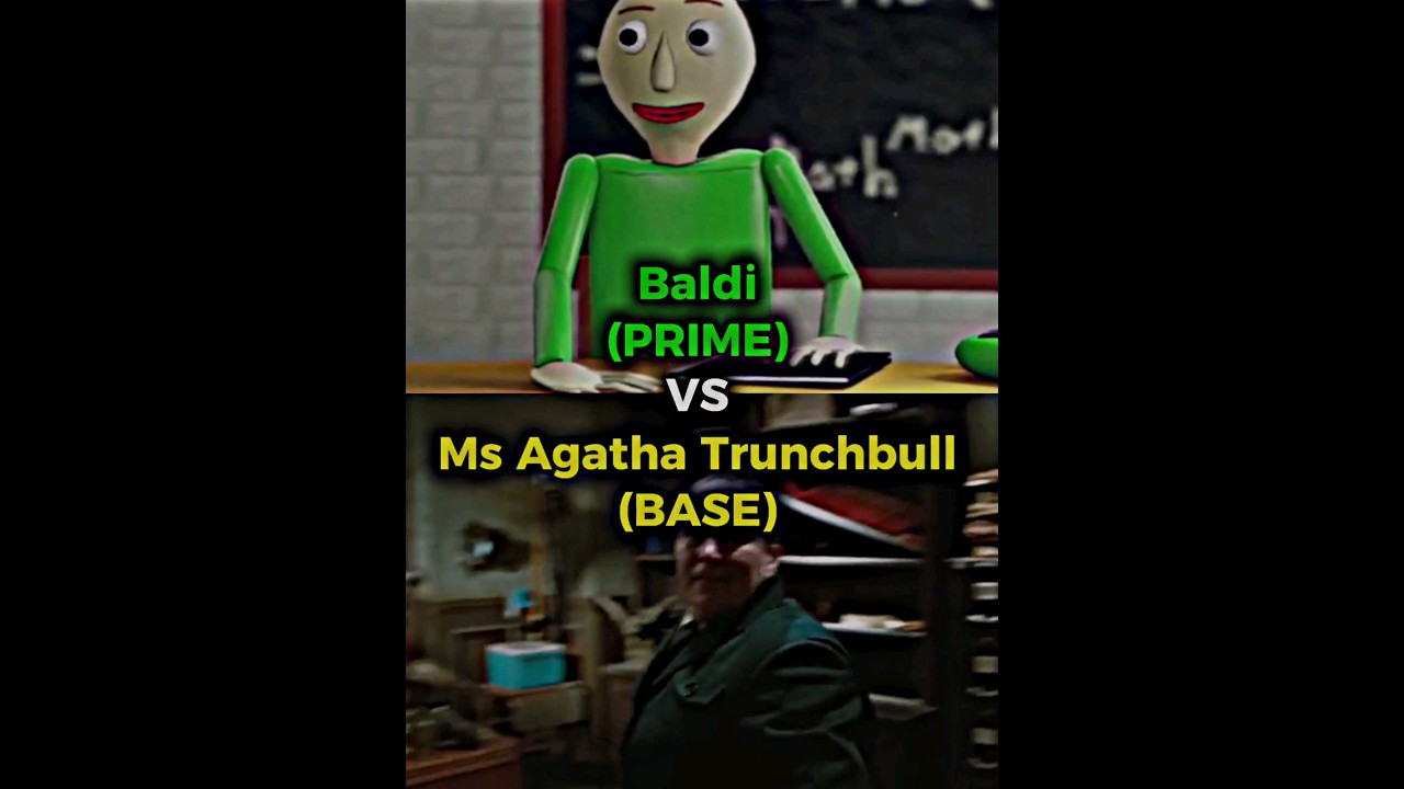 Baldie VS Ms Agatha Trunchbull | 