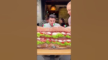 Giant Cake and Monster Burger Surprise!