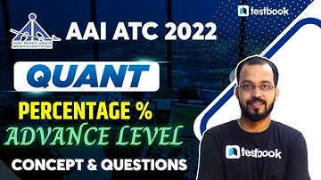 AAI ATC Quantitative Aptitude Classes | Percentage| percentage advance level| by Rahul Tiwari Sir