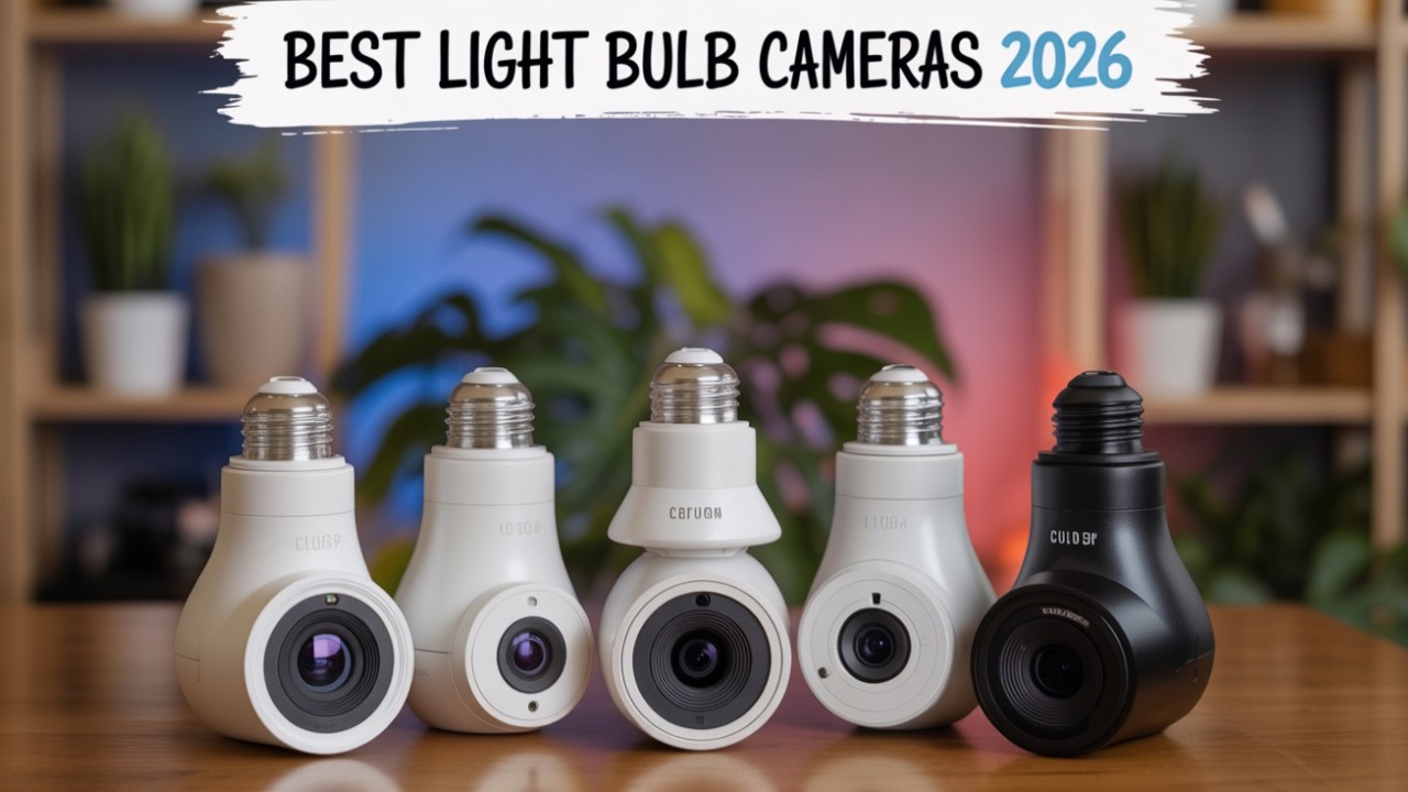Best Light Bulb Cameras You Can Buy in 2026 🔥 Easy Install & 360° View ...