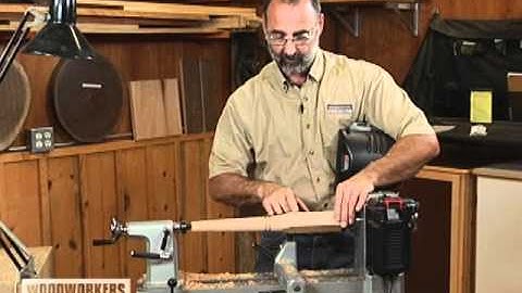 Woodworking Tips & Techniques: Lathe - Turning Square to Round Spindle Transitions