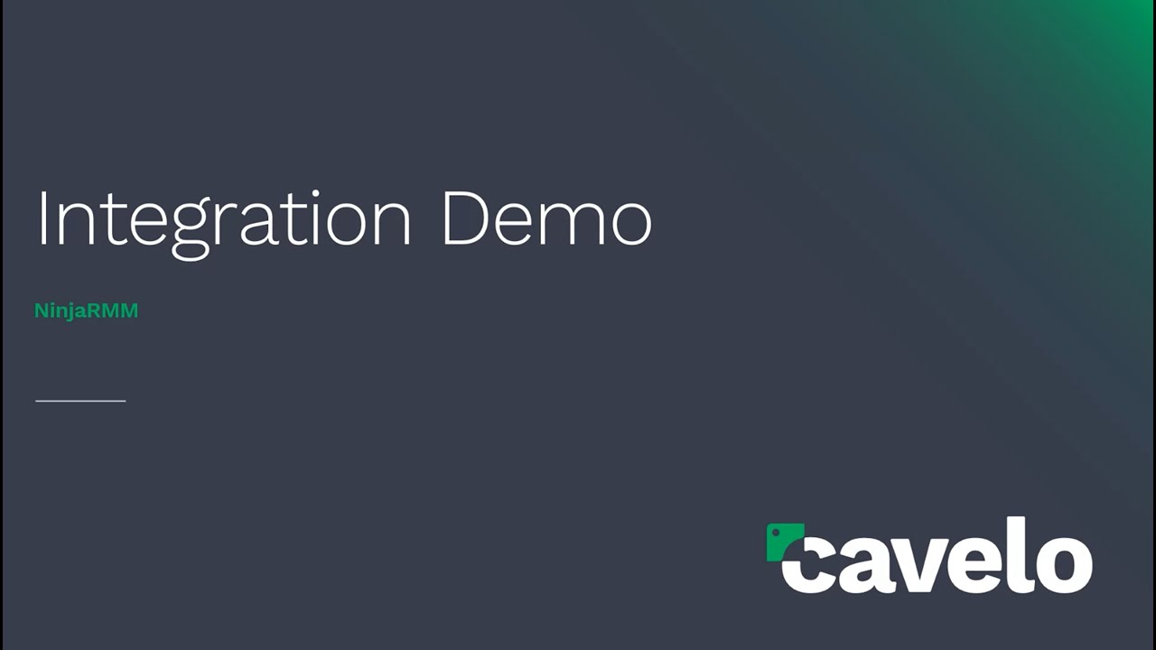 Cavelo/NinjaOne Integration Demo