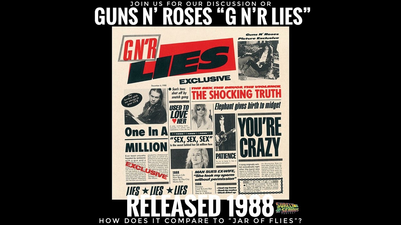 ゼ*ン様 Guns N' Roses GN'R Lies レコード 1988年 Guns N' Roses 