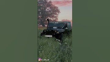 Mahindra Thar Blend1 File - Blender Models