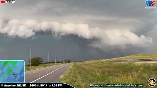 LIVE Storm Chaser - Supercell Tornado Threat - Nebraska