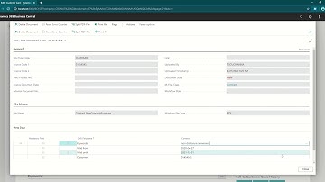 Working with the DMS Connector for M-Files when archiving documents to master data