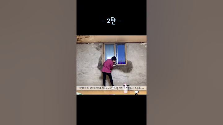 썩은 시멘트벽 심폐소생술