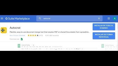 Autocrat, combinar correspondencia en Google Docs