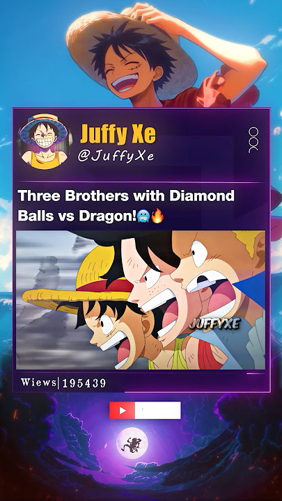 Three Brothers with Diamond Balls vs Dragon!🥶🔥#luffy #ace #sabo #onepiece