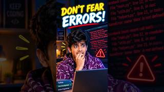 Don’t Fear Coding Errors! 😨 Try This Simple Trick #shorts #telugu #coding #python #btechstudents — video thumbnail
